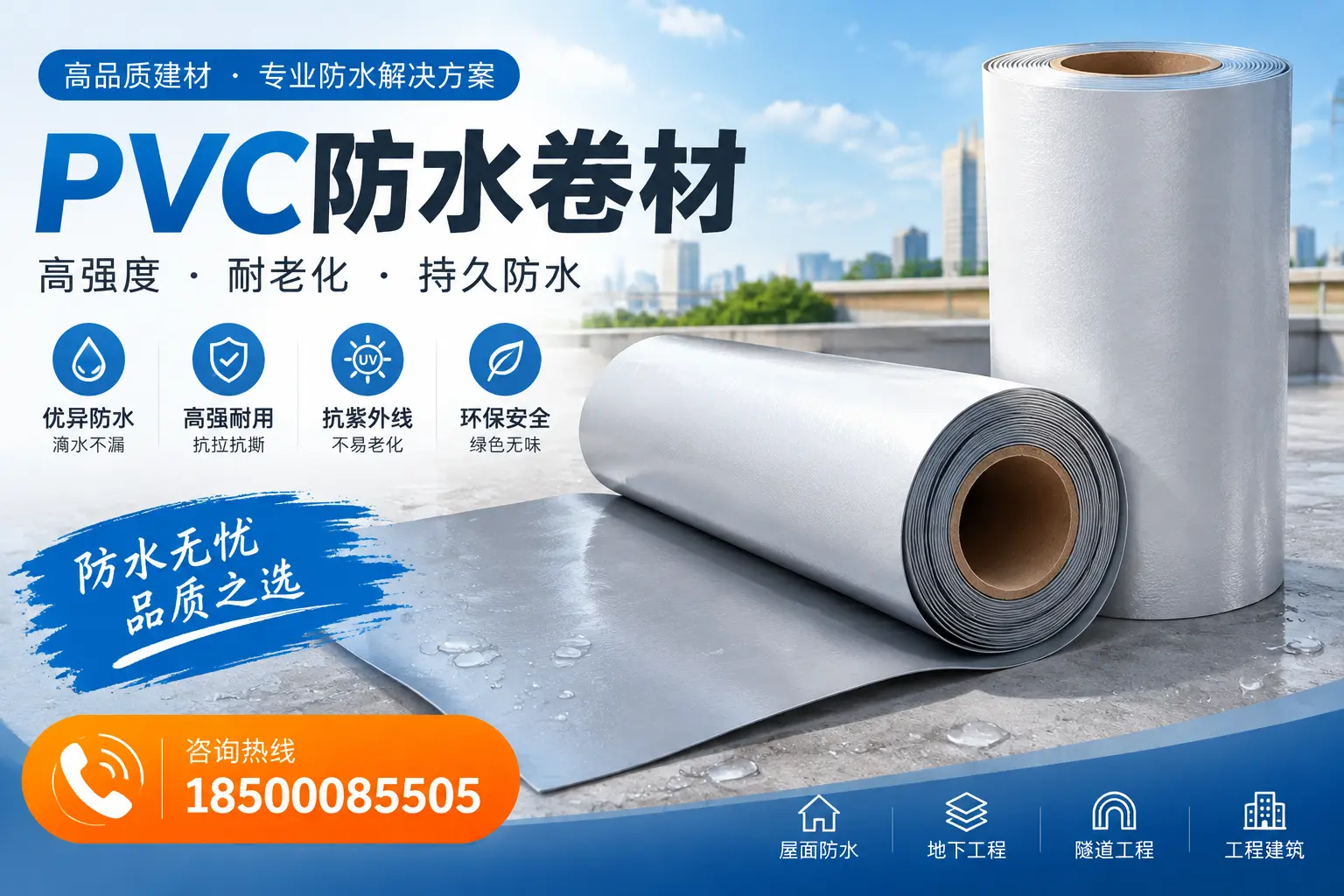 PVC防水卷材的使用寿命与维护周期，适合果洛业主参考
