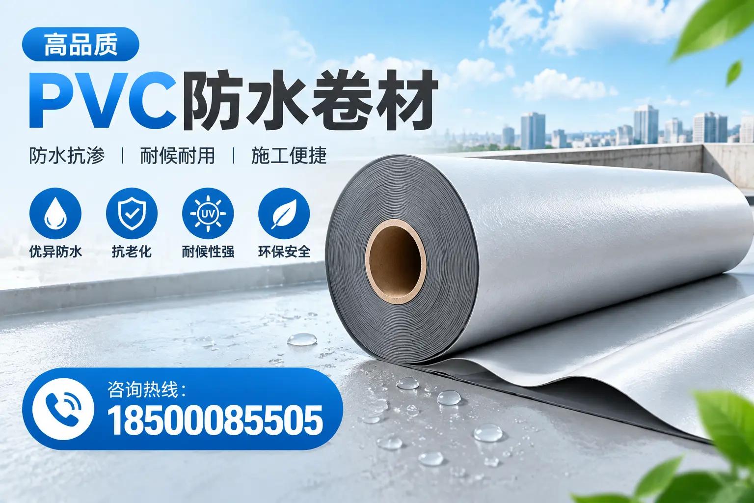 什么是pvc防水卷材?果洛消费者需了解的基础知识